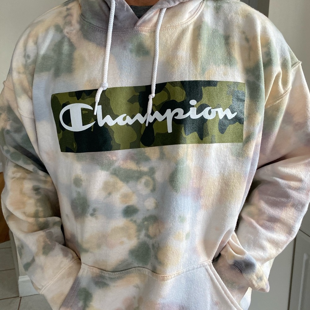 Champion hoodie CUSTOM tie dye!
